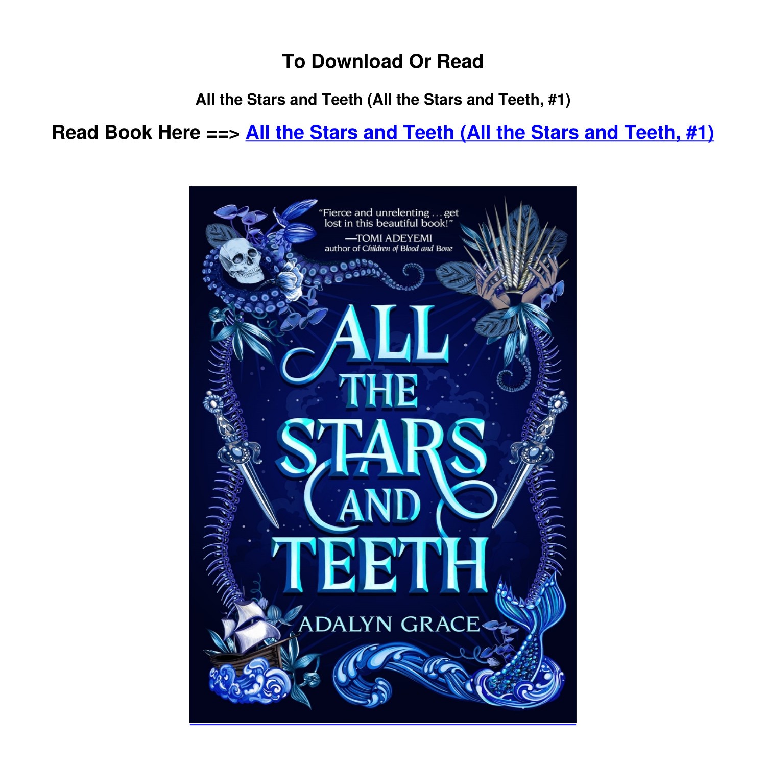 Epub download all the stars and teeth all the stars and teeth 1 by