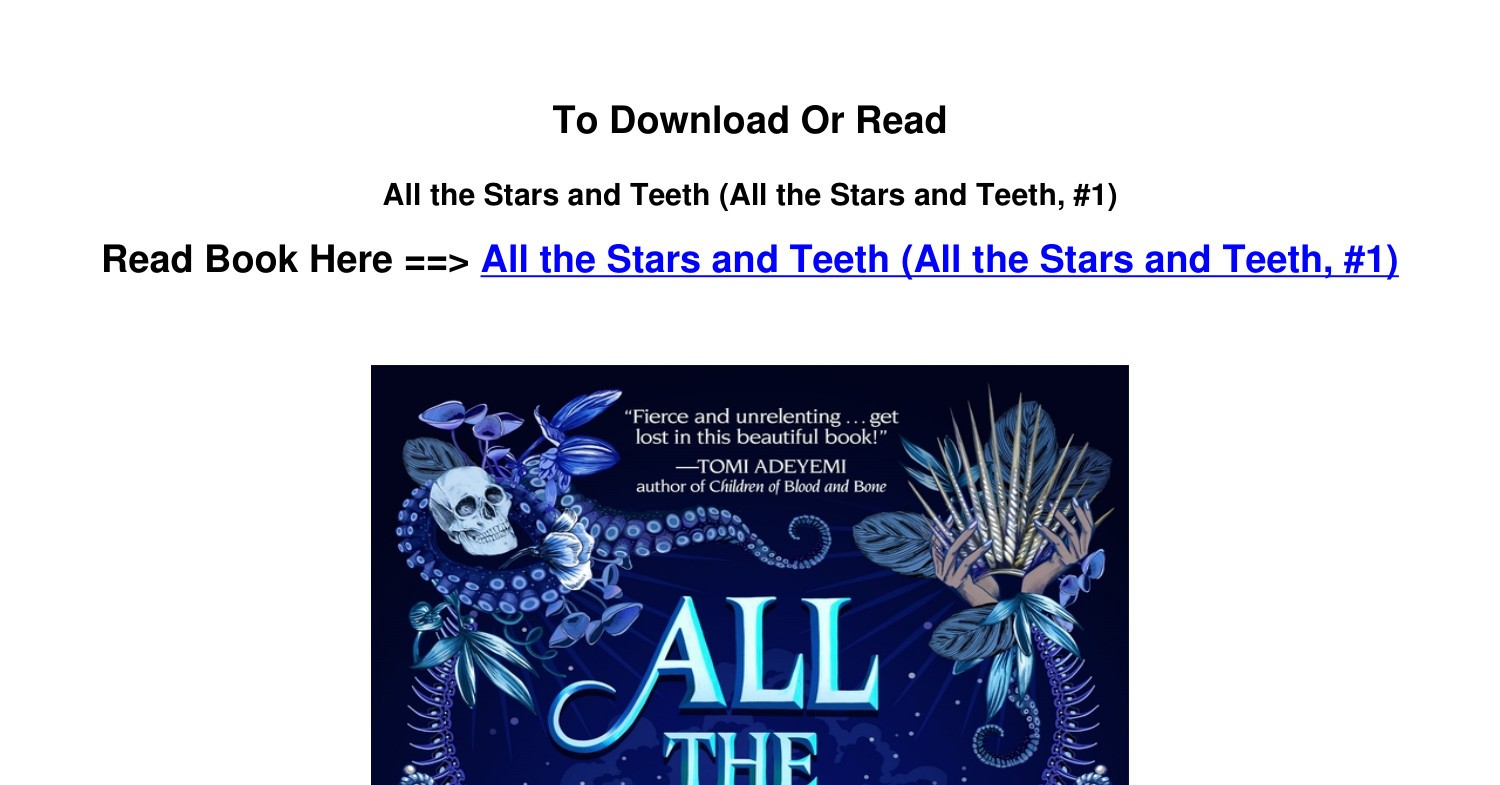 Epub download all the stars and teeth all the stars and teeth 1 by