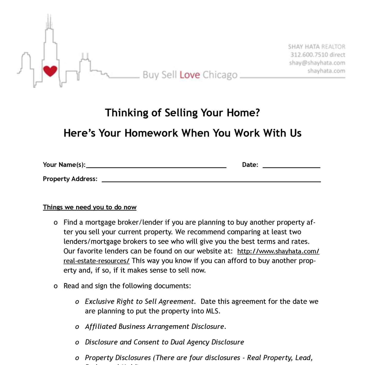 Seller homework image