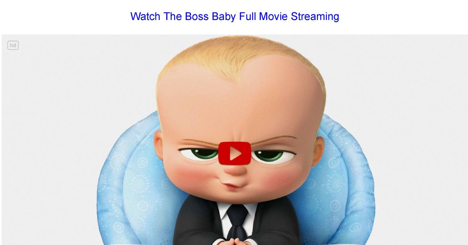 watch boss baby online free putlocker