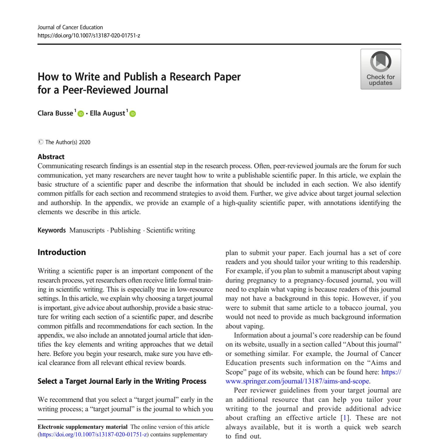 undergraduate research paper sample pdf