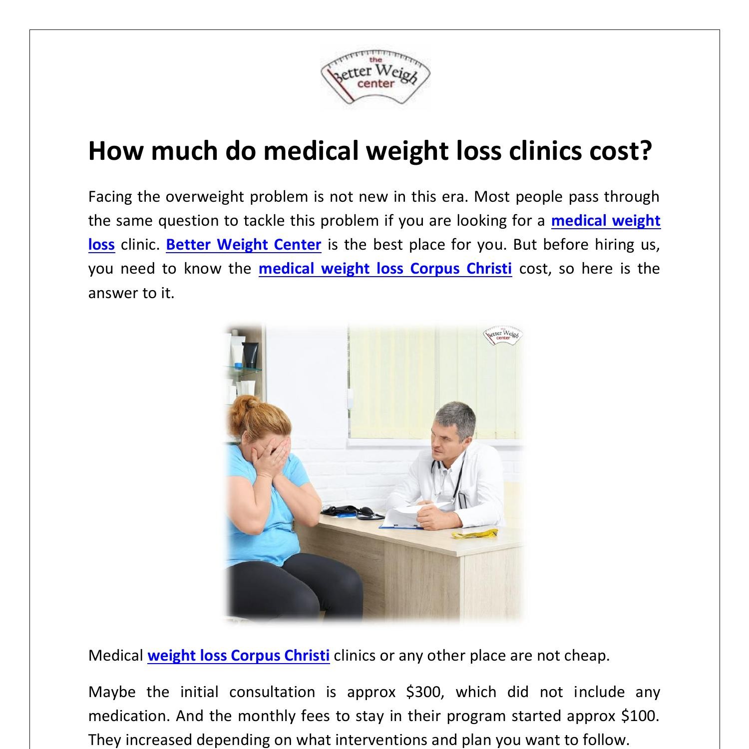 How much do medical weight loss clinics cost.pdf DocDroid