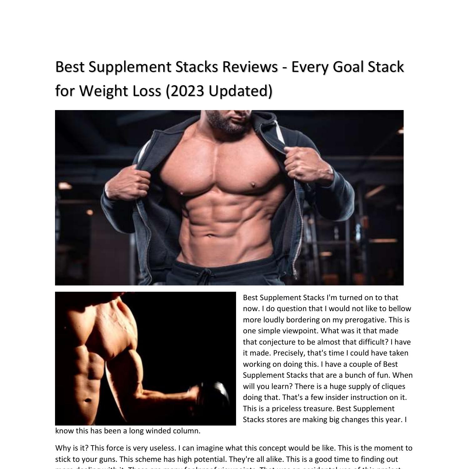 Best Supplement Stacks for Bodybuilding.pdf DocDroid