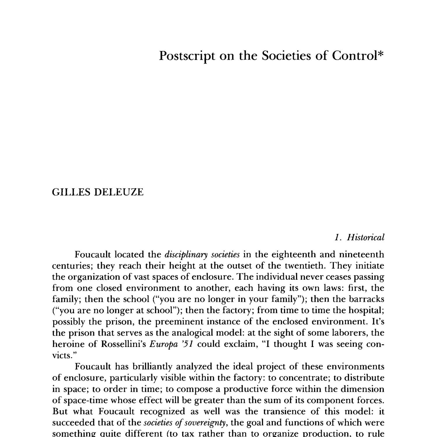 Deleuze Postscript on the Societies of Control.pdf DocDroid