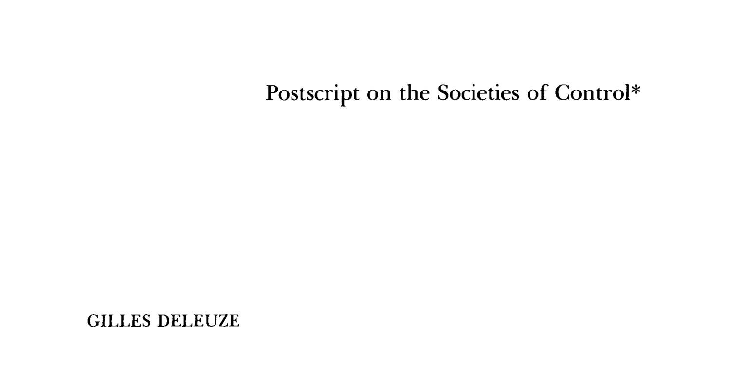 Deleuze Postscript on the Societies of Control.pdf DocDroid
