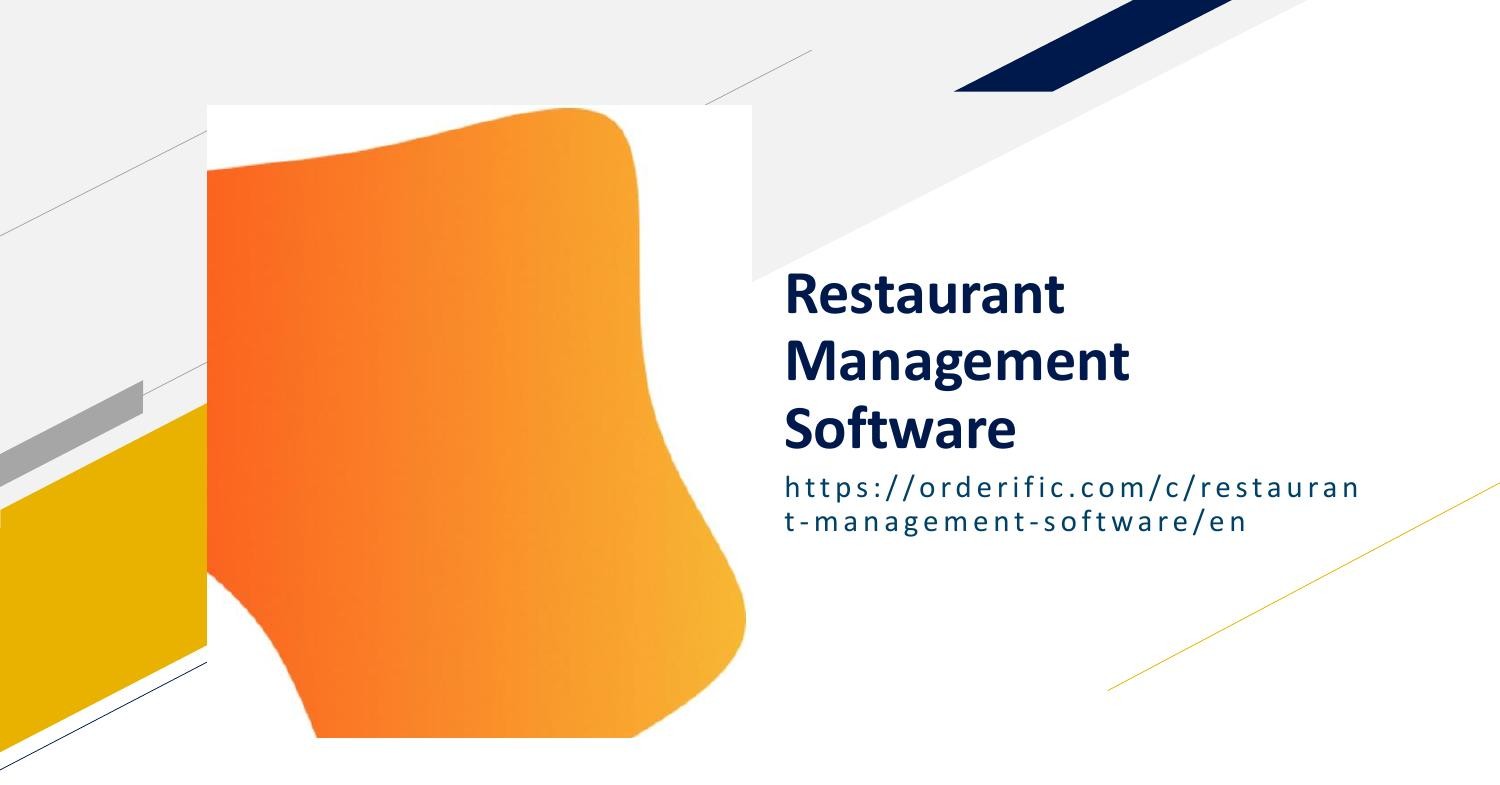 Restaurant Management Software.ppt DocDroid