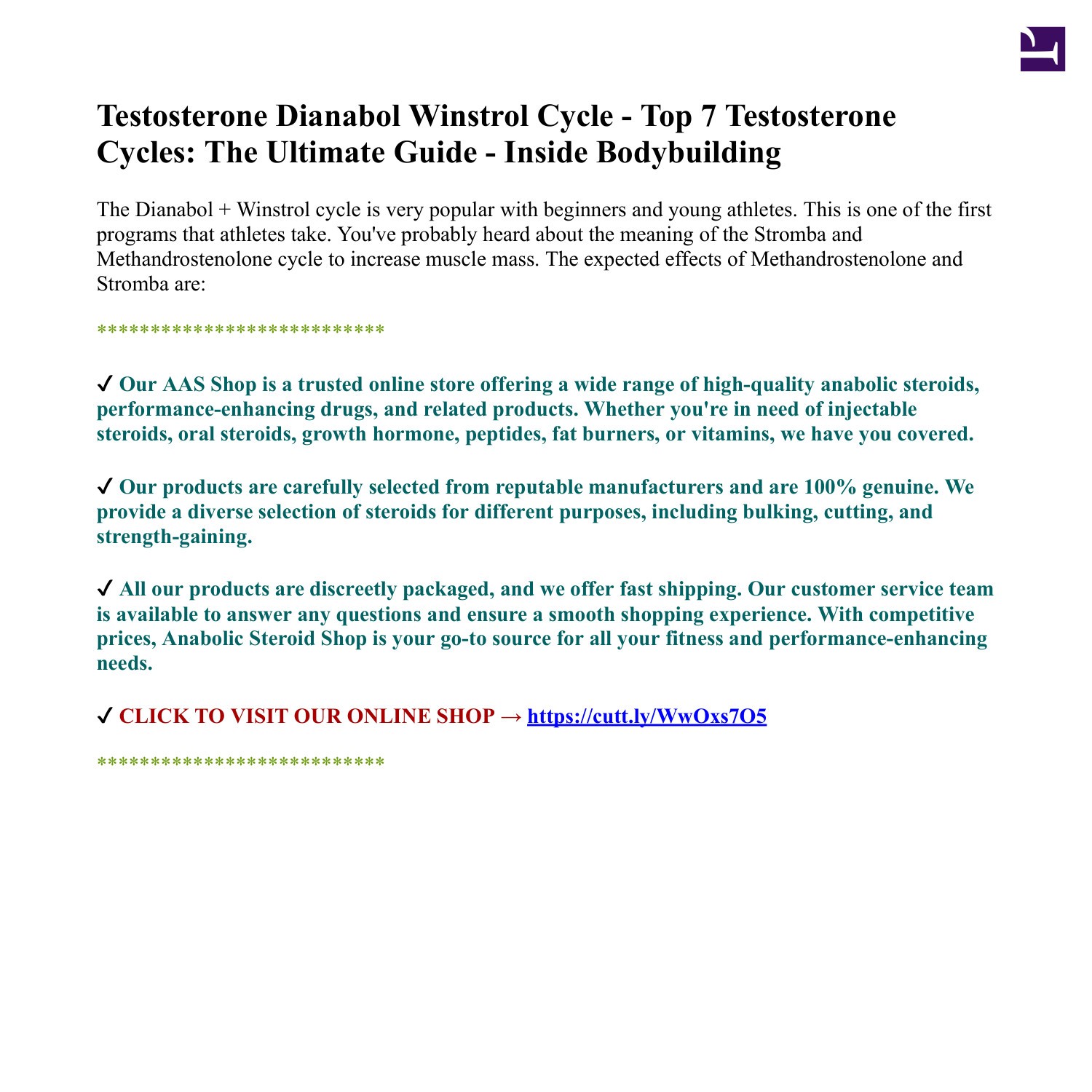Testosterone Dianabol Winstrol Cycle.pdf | DocDroid