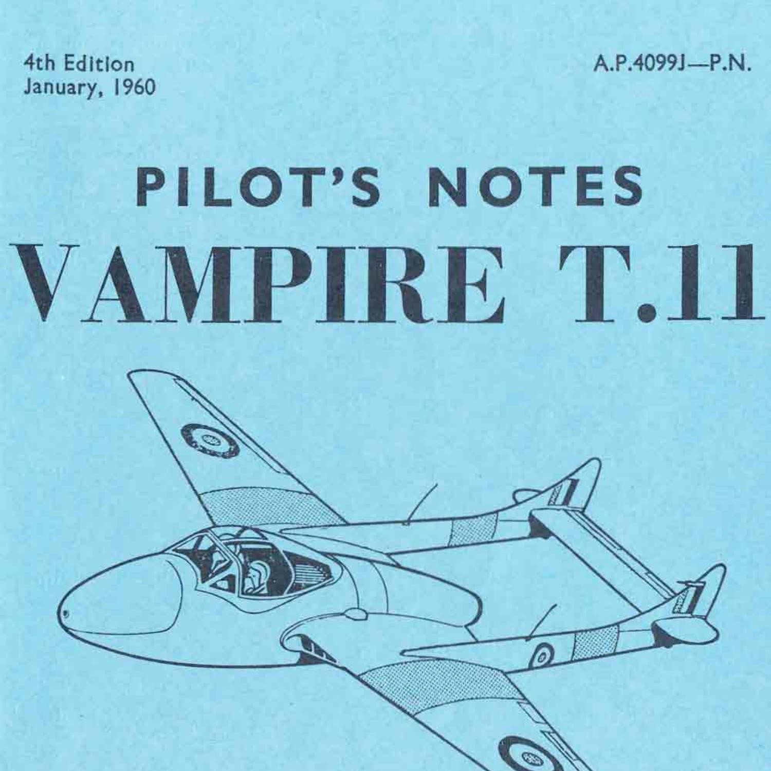 De Havilland Vampire T.11 Pilots Notes.pdf | DocDroid