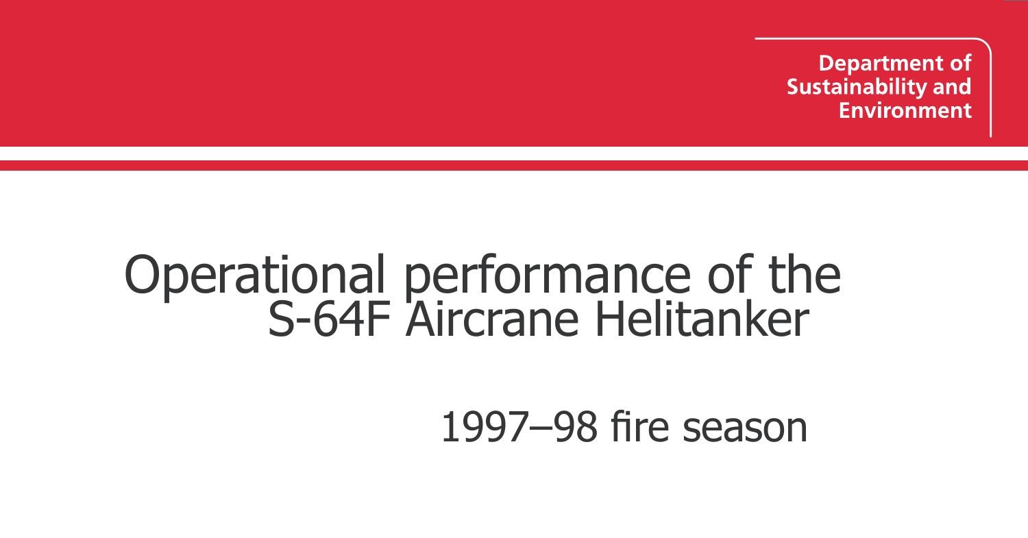 Report72OperationalPerformanceoftheS64FAircraneHelitanker