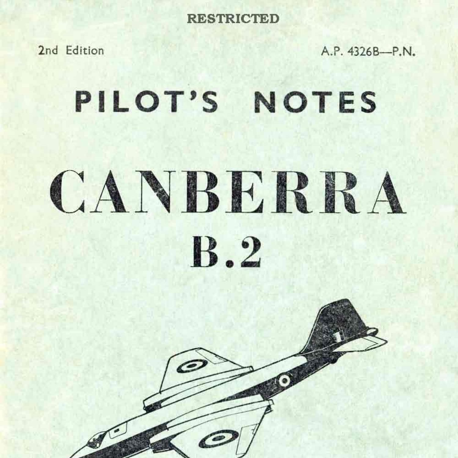 English Electric Canberra B.2 Pilots Notes.pdf | DocDroid
