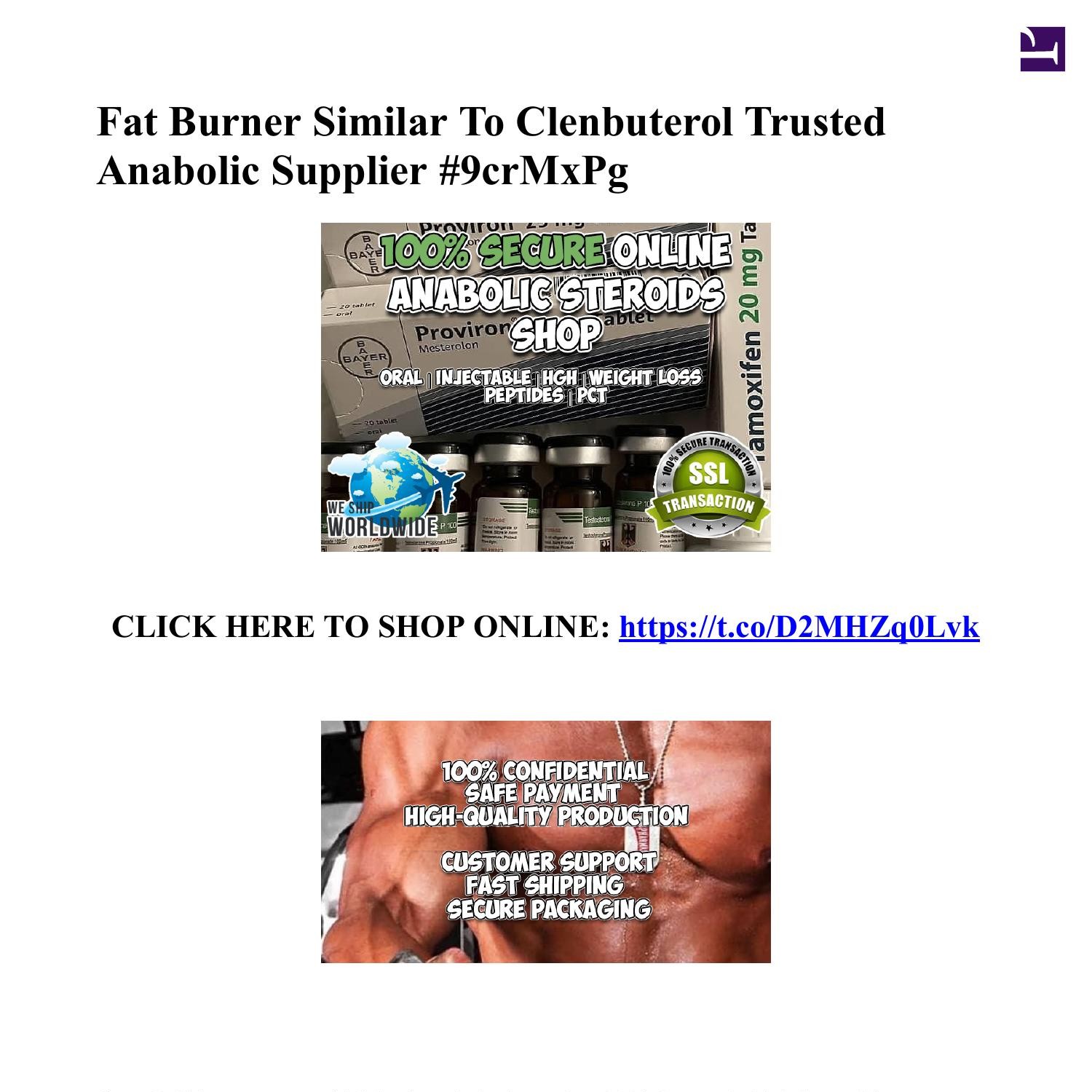 Fat Burner Similar To Clenbuterol Trusted Anabolic Supplier.pdf DocDroid