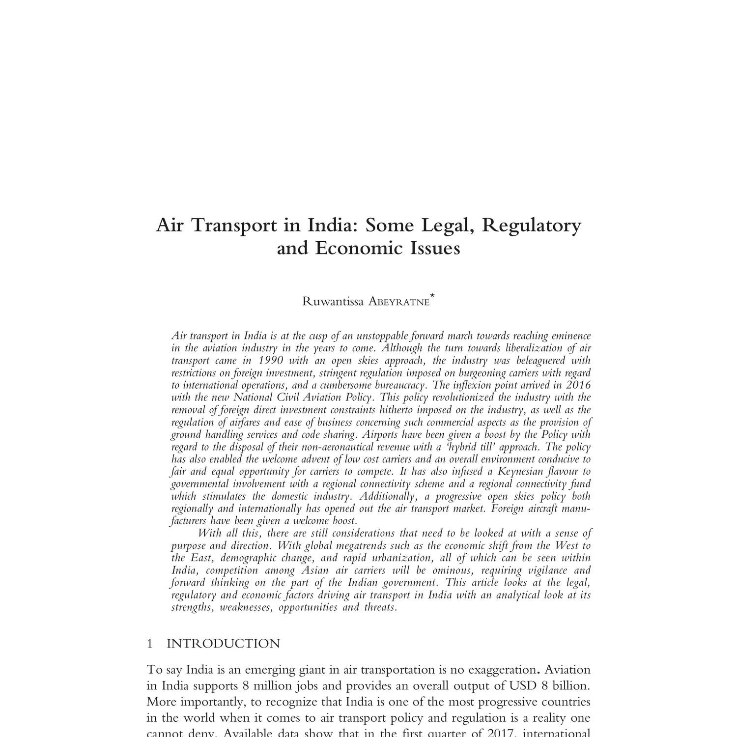 Air Transport in India Some Legal, Regulatory and Economic Issues.pdf
