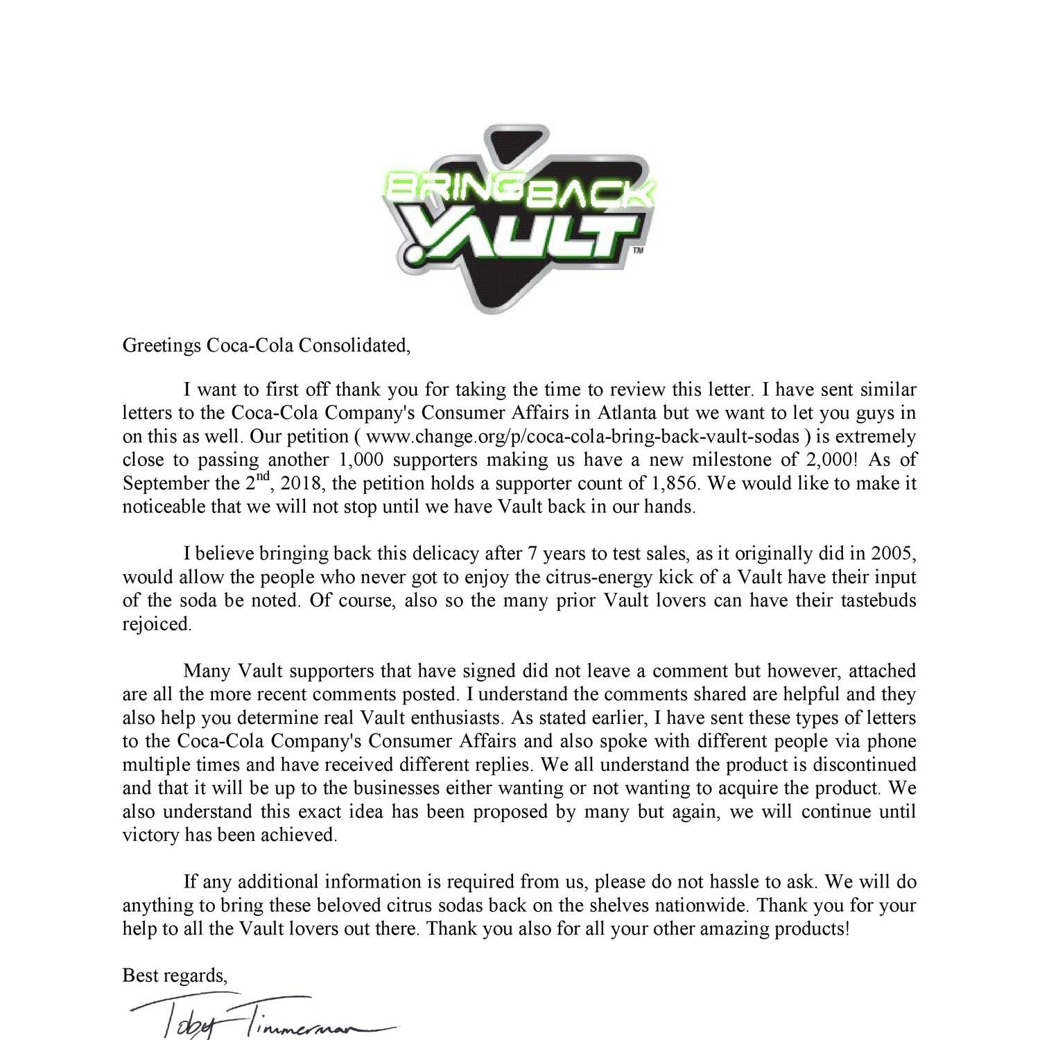 letter to cocacola bottling co.pdf DocDroid