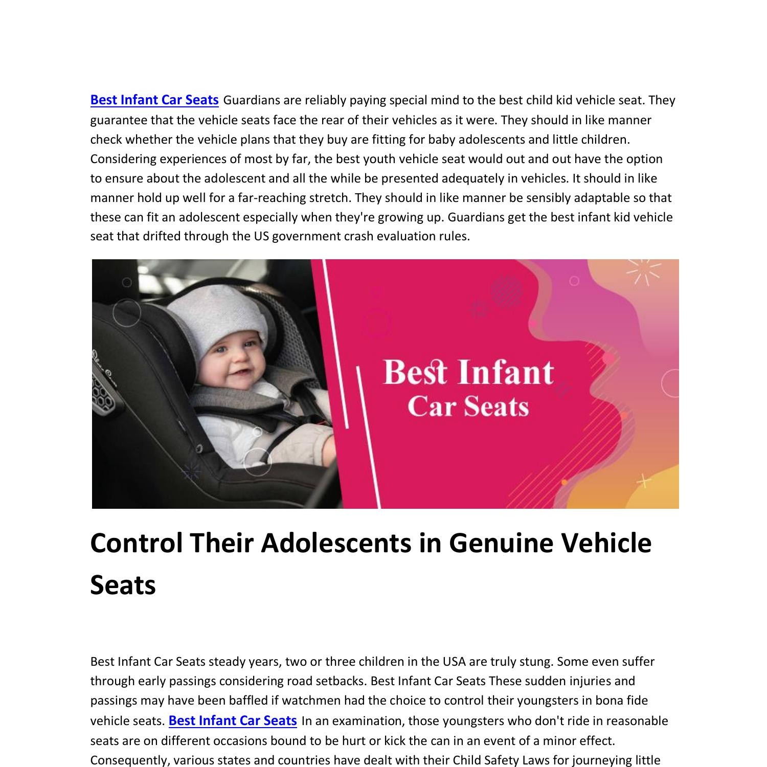 Best Infant Car Seats Reviews 2021.pdf DocDroid