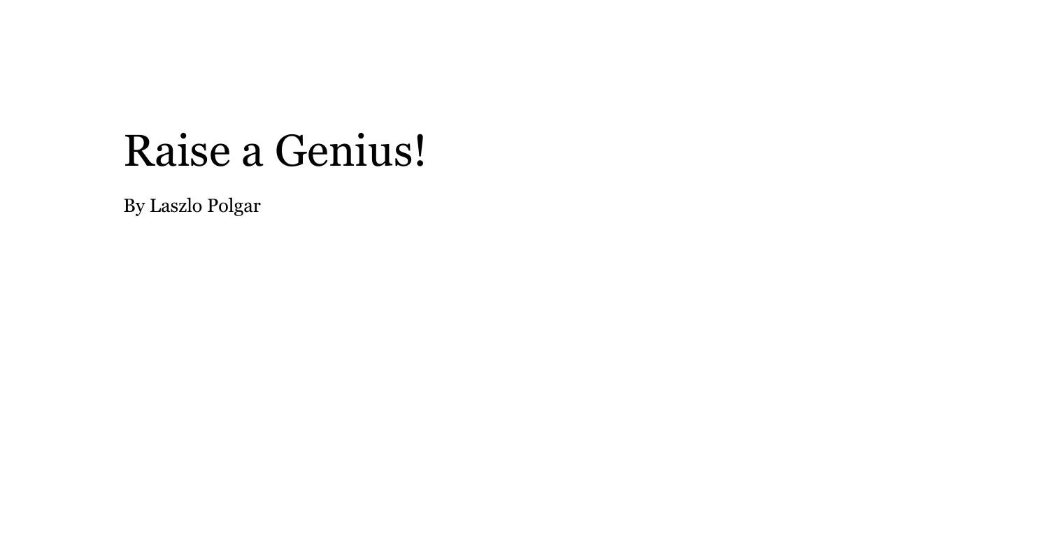 Bring Up Genius! (Nevelj zsenit!) ( Timoz ).pdf | DocDroid