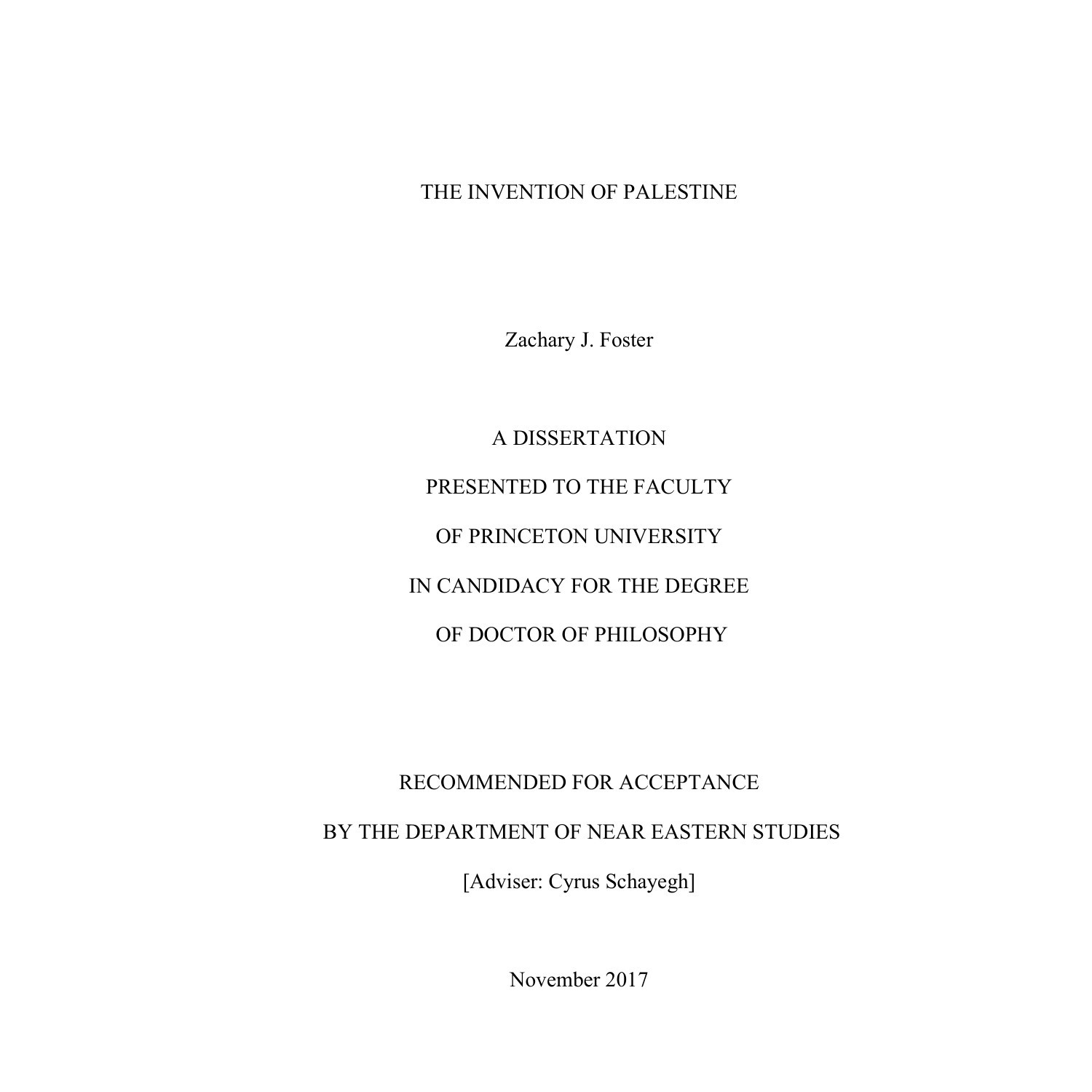 The Invention of Palestine by Zachary Foster.pdf | DocDroid