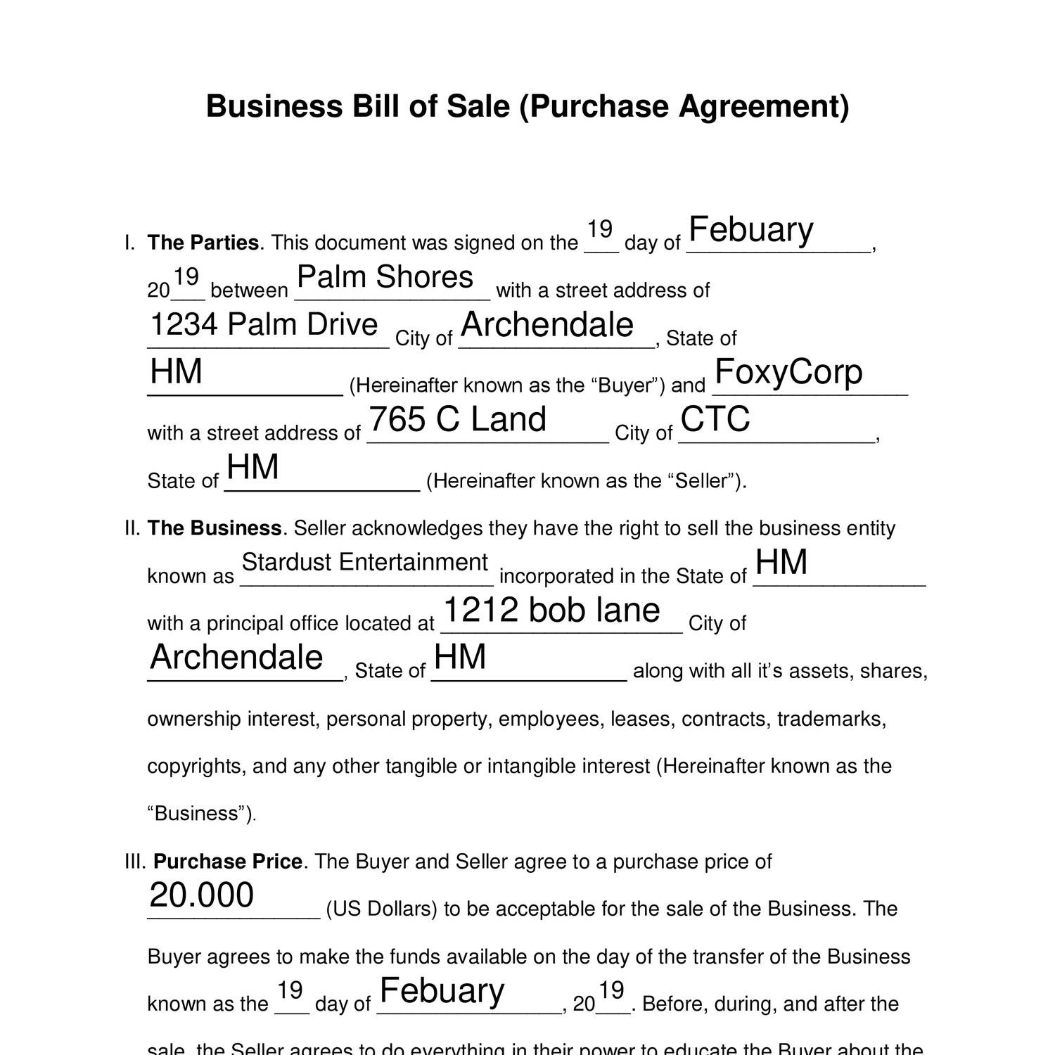 Business Bill of Sale Purchase Agreement.pdf DocDroid