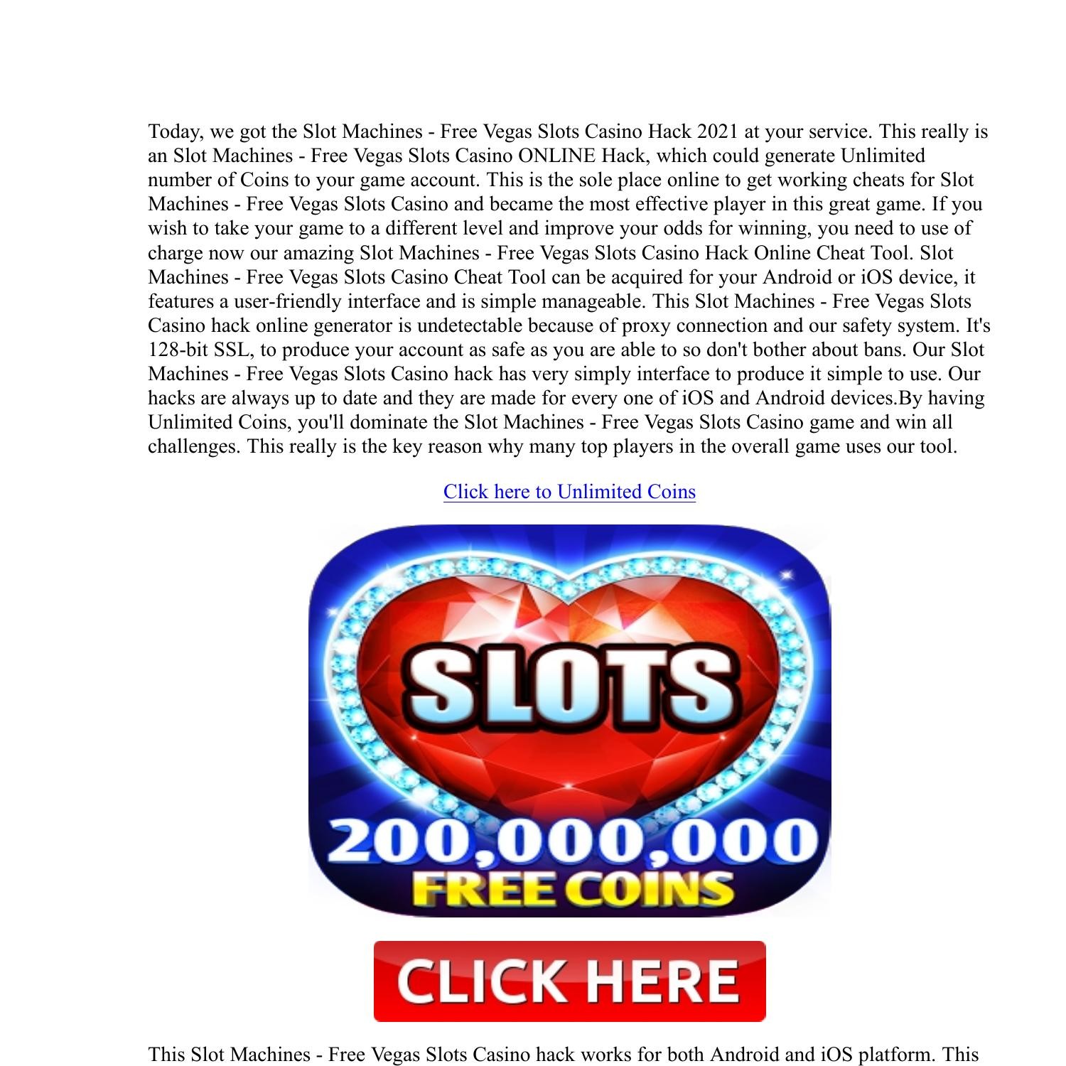 !news! Slot Machines Free Vegas Slots Casino Hack Coins Generator
