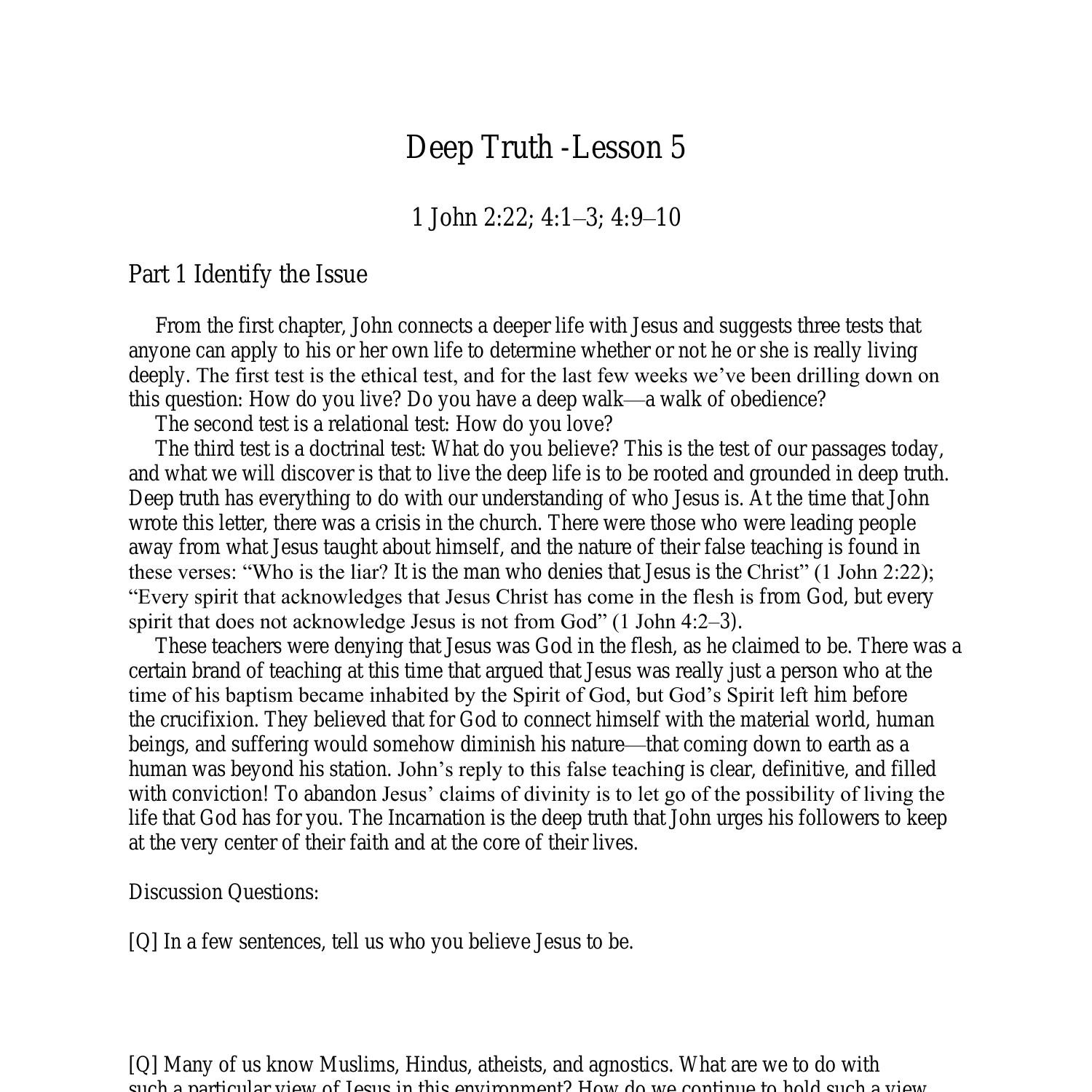 Deep Truth.docx | DocDroid