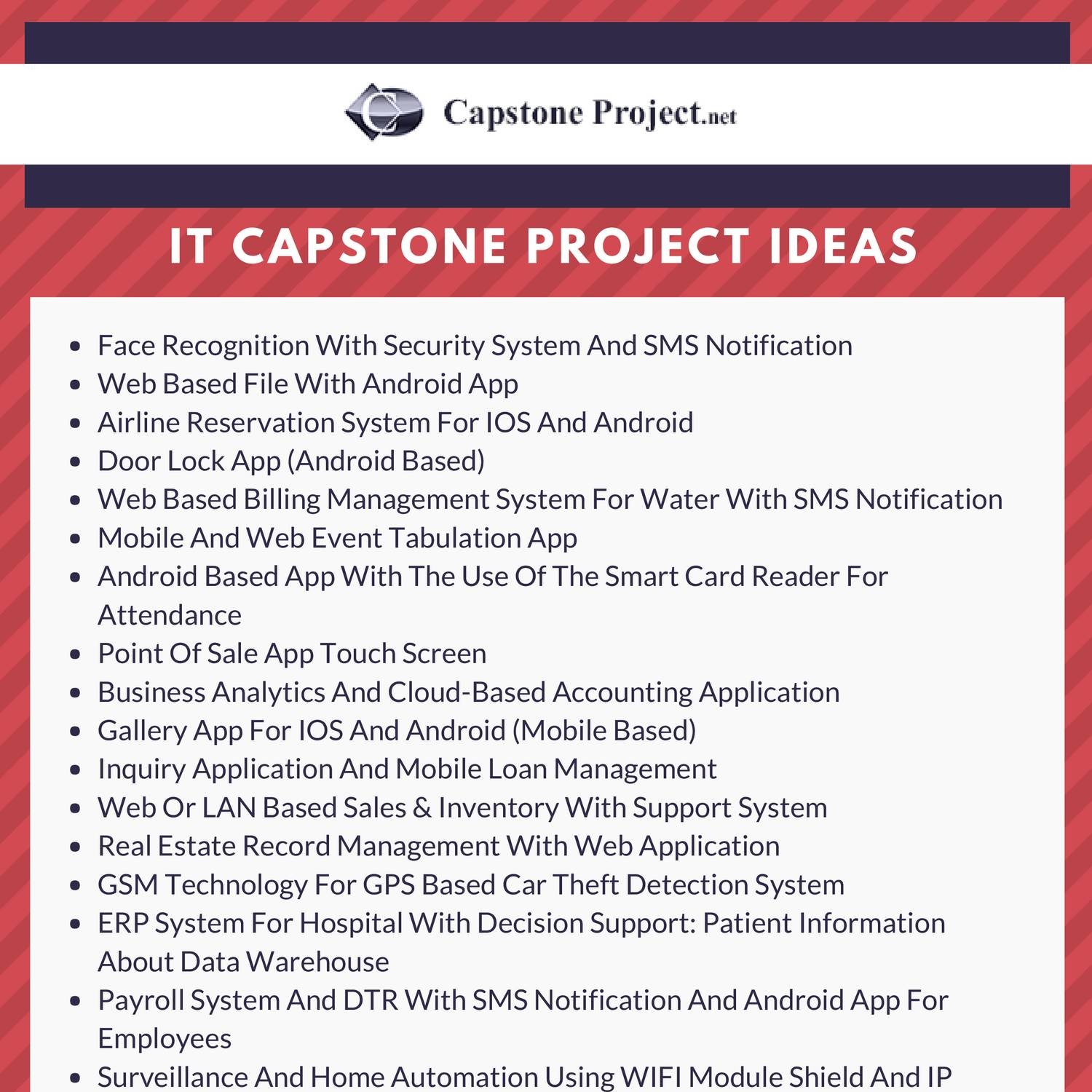 easy it capstone project ideas