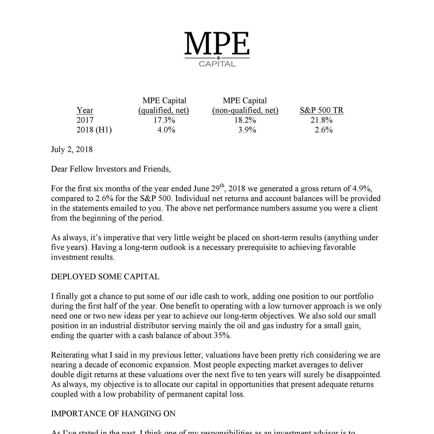 2018 H1 MPE Capital Letter to Investors.pdf DocDroid