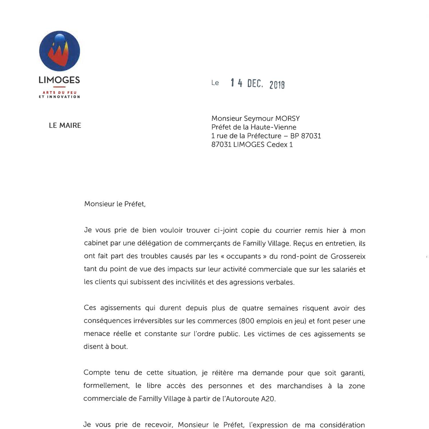 Courrier maire au Préfet 14 12 2018.pdf DocDroid