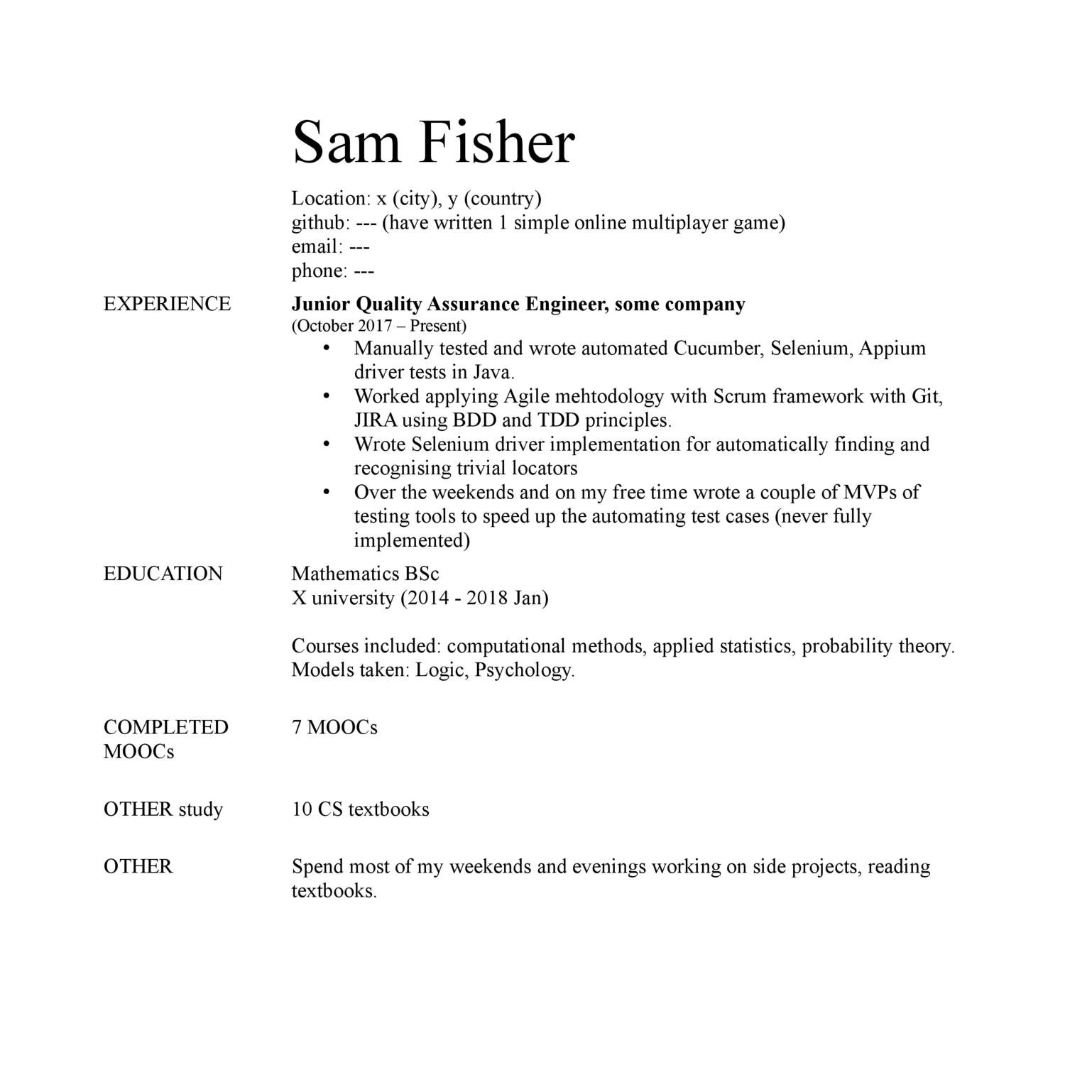 Anonymous cv pros and cons picture