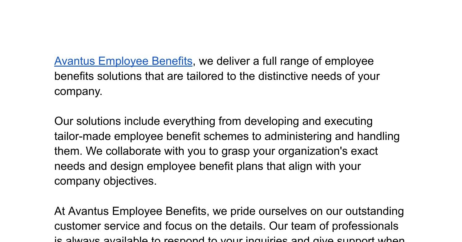 Avantus Employee Benefits.pdf DocDroid