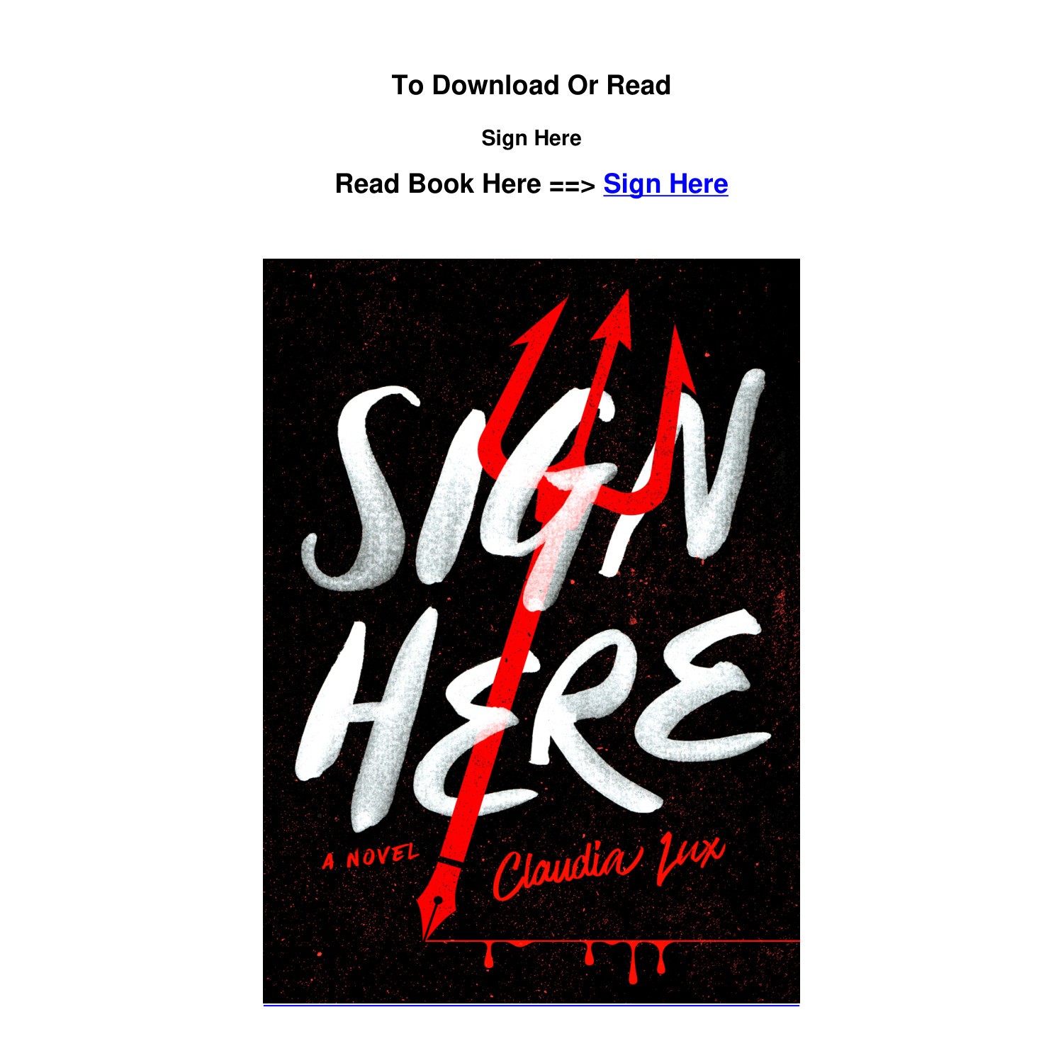 EPUB DOWNLOAD Sign Here BY Claudia Lux.pdf DocDroid