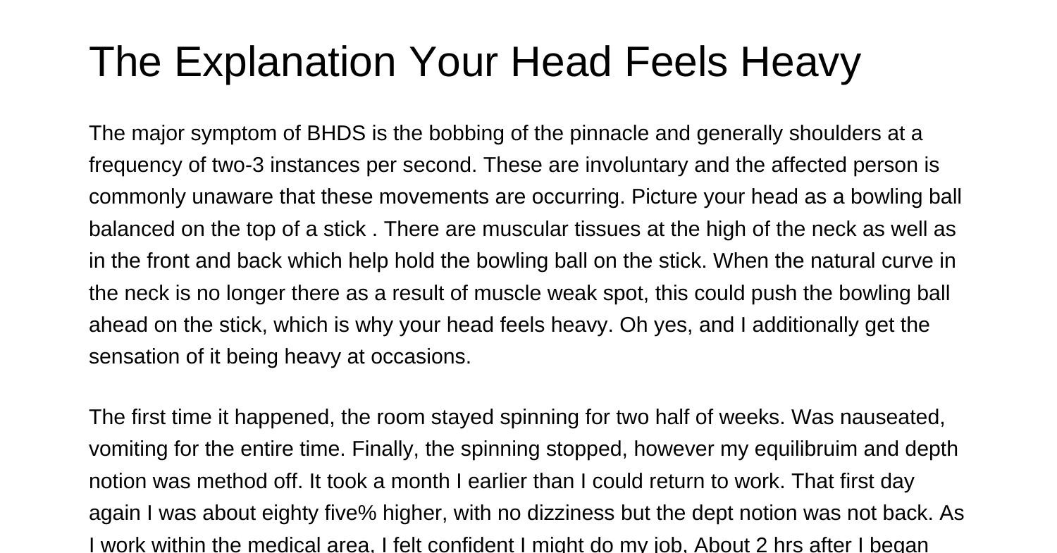 h1The Explanation Your Head Feels Heavyh1jmxya.pdf.pdf DocDroid