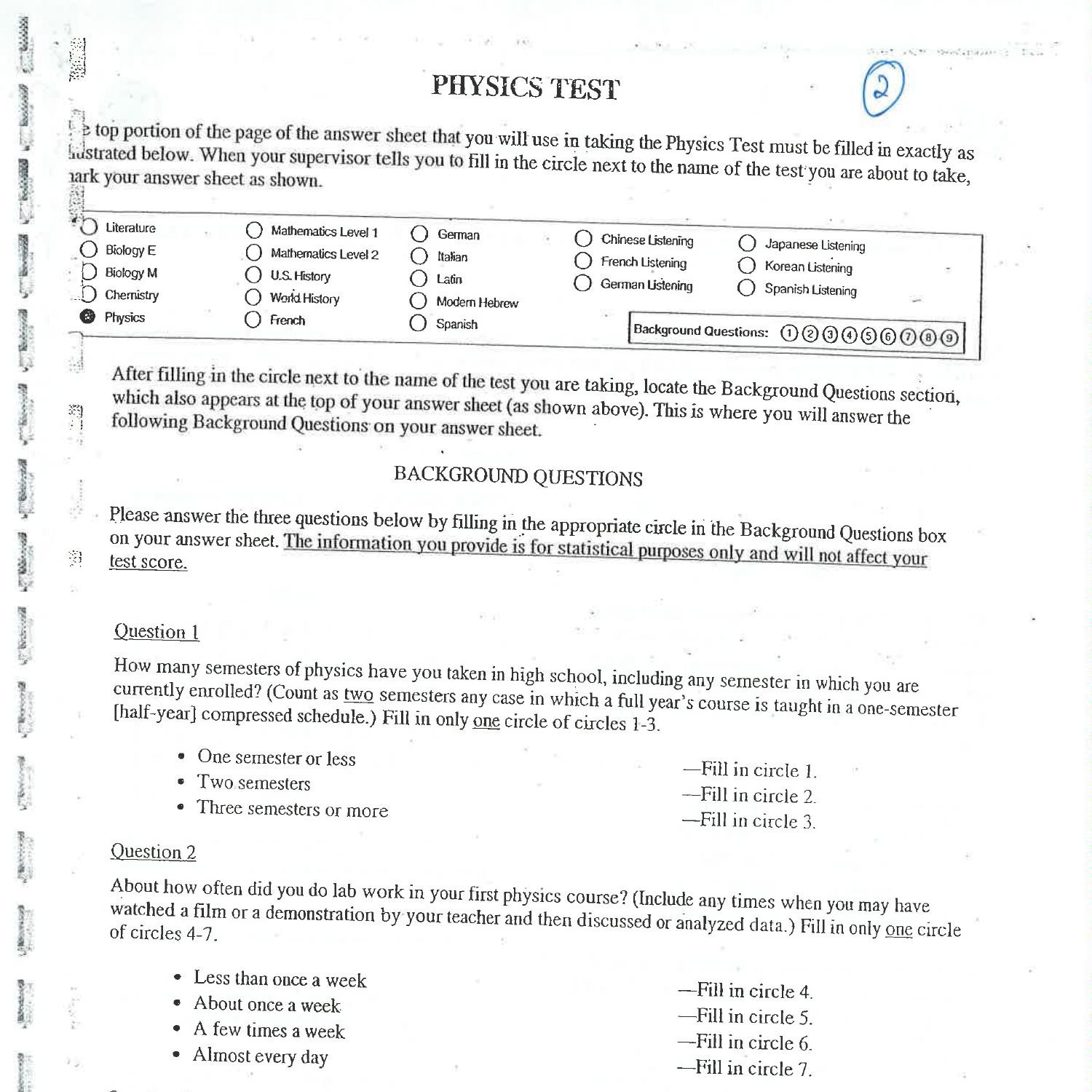 Sat Model Question Paper Pdf