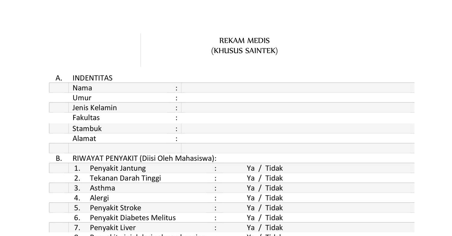  Formulir Rekam MEdis  docx DocDroid