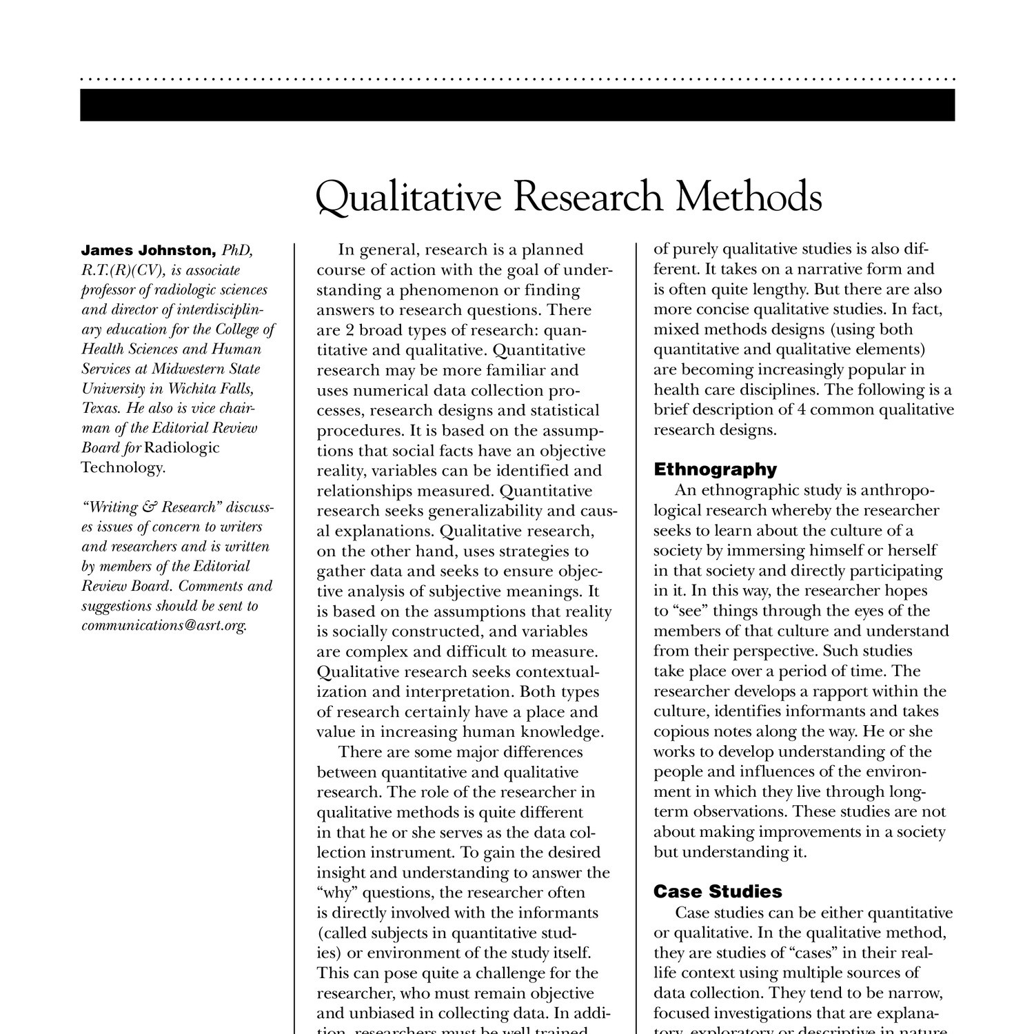 qualitative research study pdf