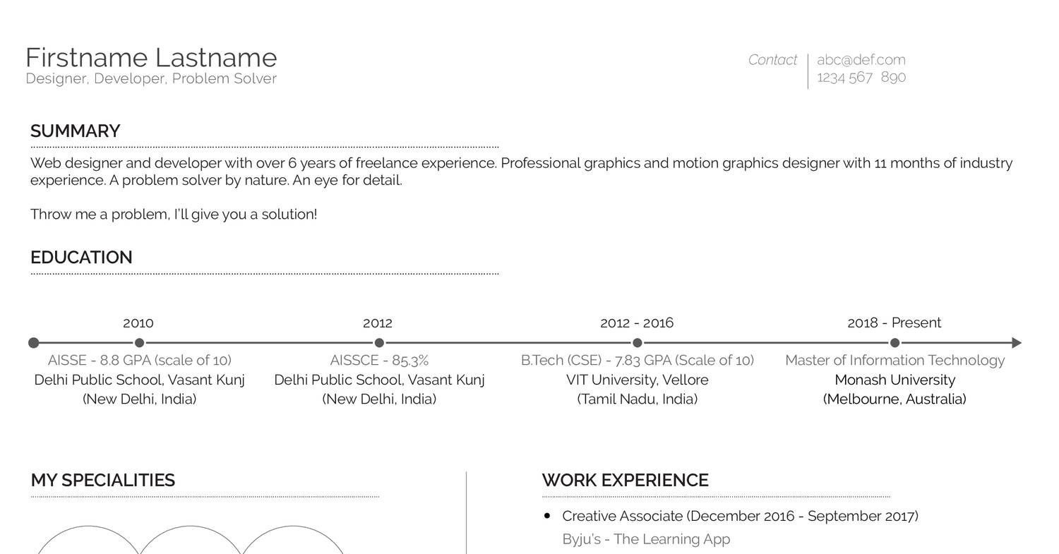 How to write a blind cv image