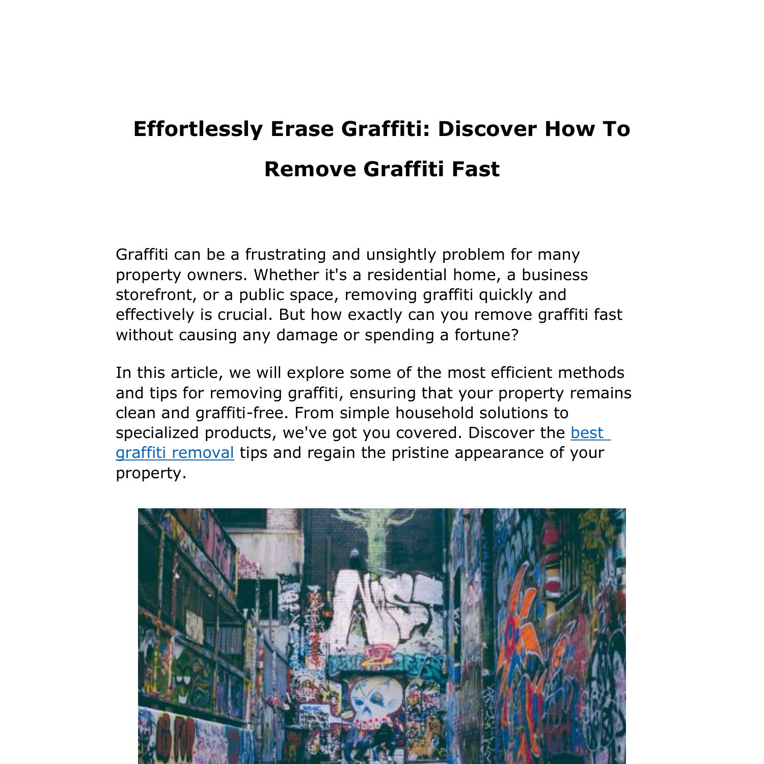 howtoremoveGraffitifast.pdf DocDroid