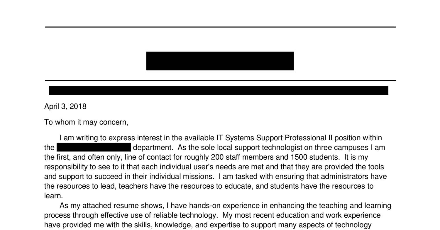 do companies read cover letters reddit