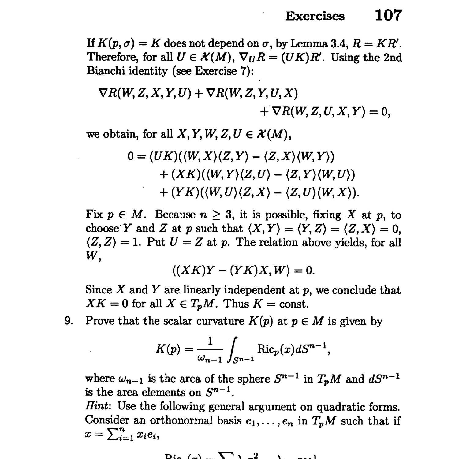 Problem 4.9 of do Carmo.pdf DocDroid