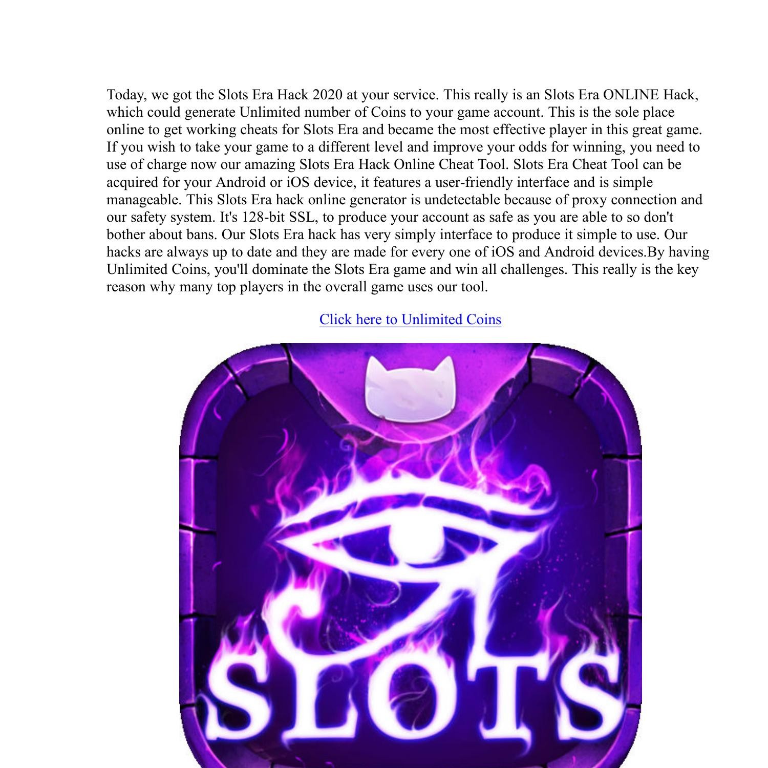 Slots Era Coins Generator! Yes you have to take a survey but it only took 2 minutes and now I generated 20M!
