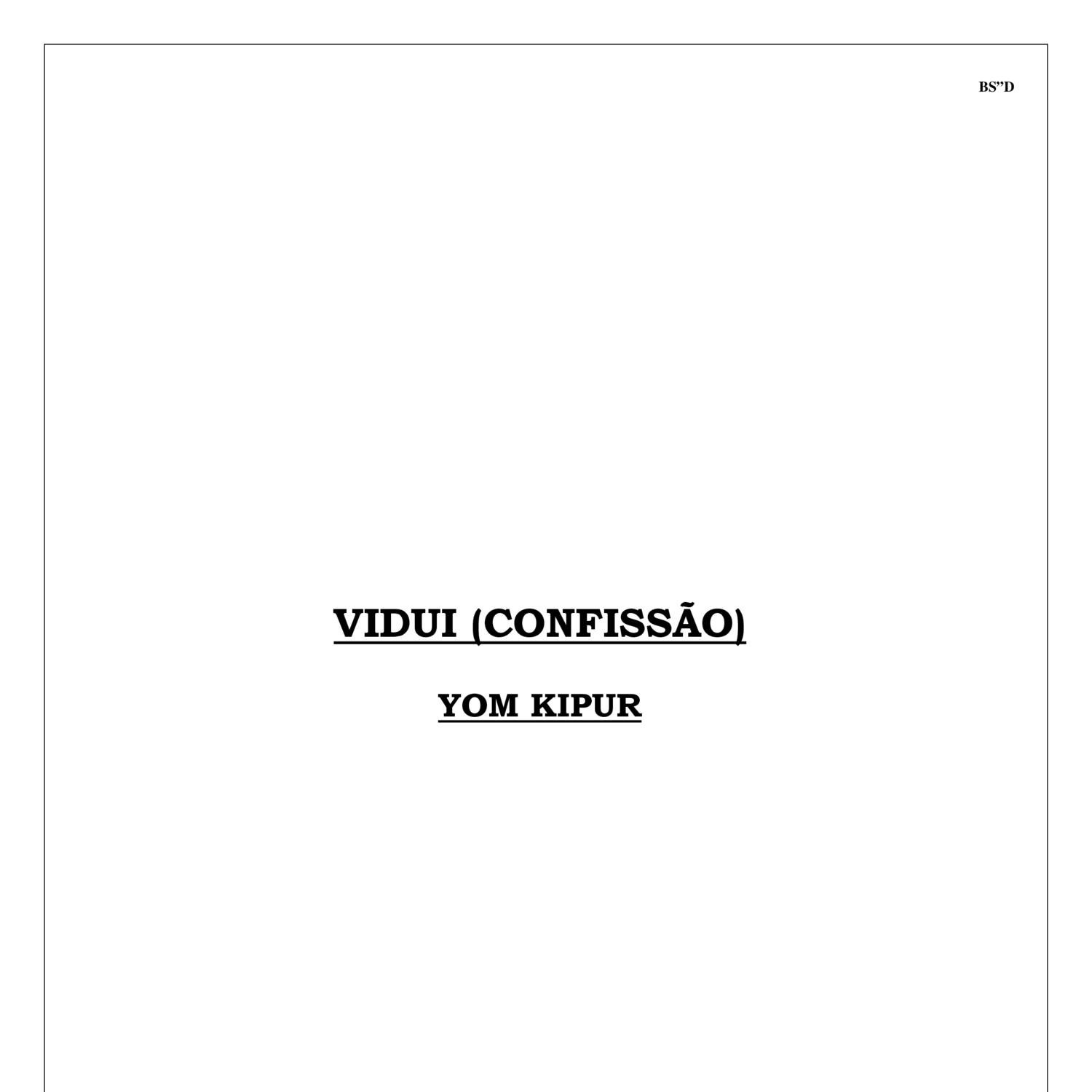 VIDUI CONFISSÃO YOM KIPUR hebraico transl port.pdf | DocDroid