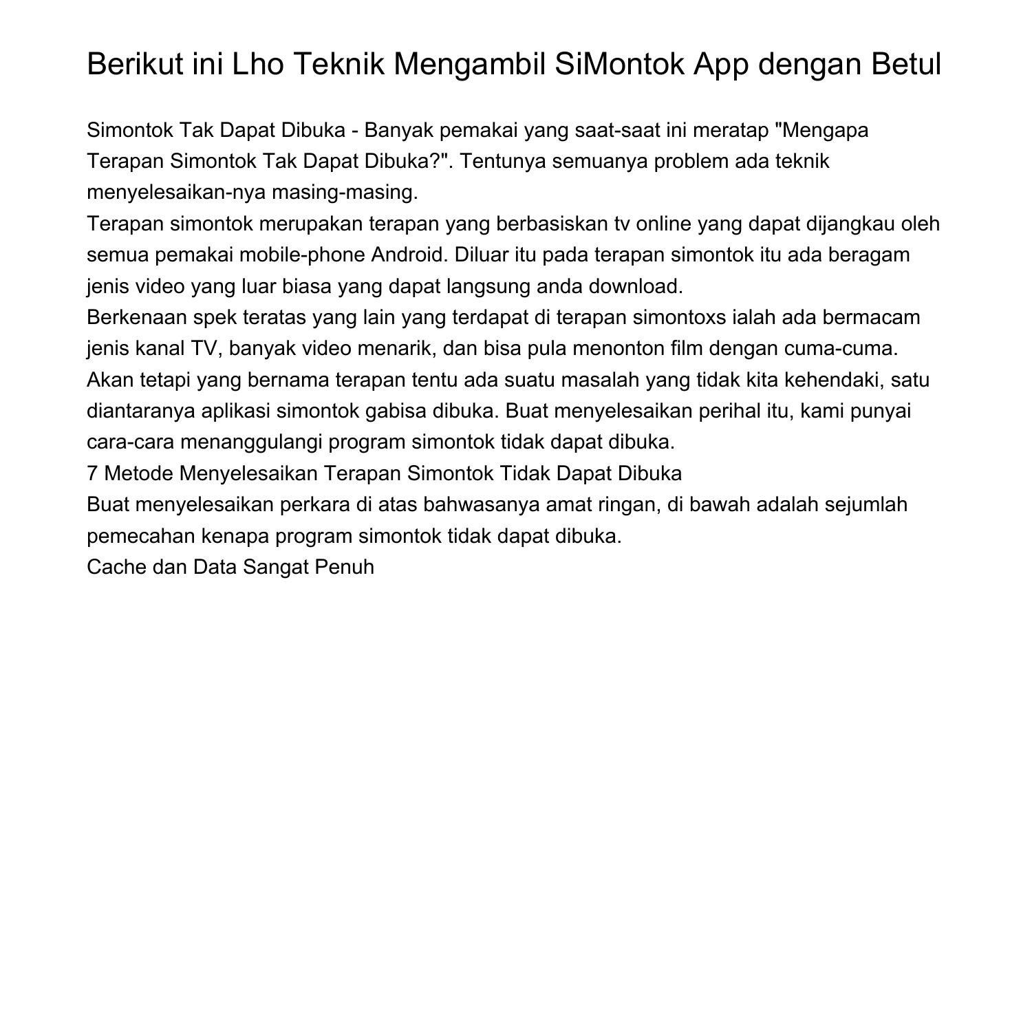Berikut Lho Teknik Mendownload SiMontok App dengan Betulefuxw.pdf.pdf
