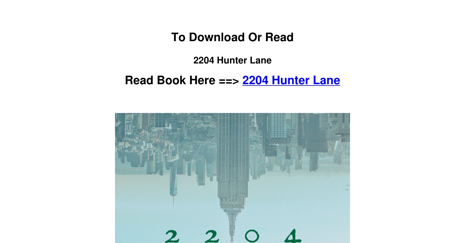 Pdf Download 2204 Hunter Lane BY Marie France Teresa Leger.pdf DocDroid