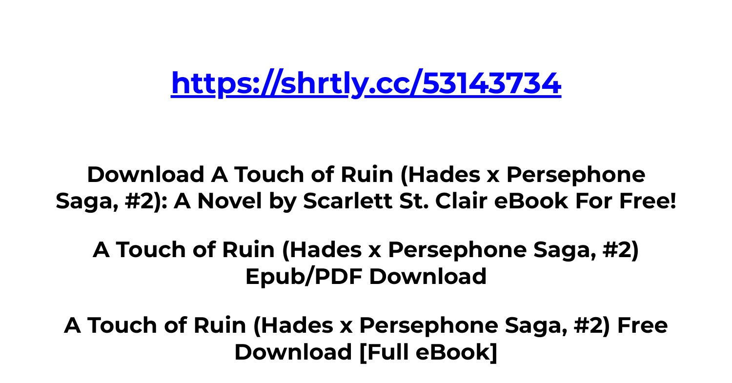 PDF Download A Game of Retribution Hades Saga 2 by Scarlett St