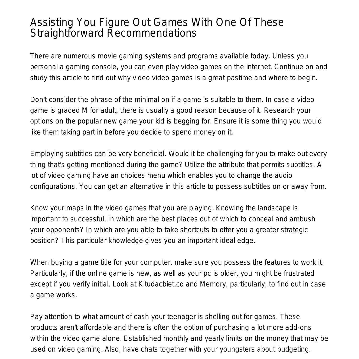 Online Games, PDF, Video Games