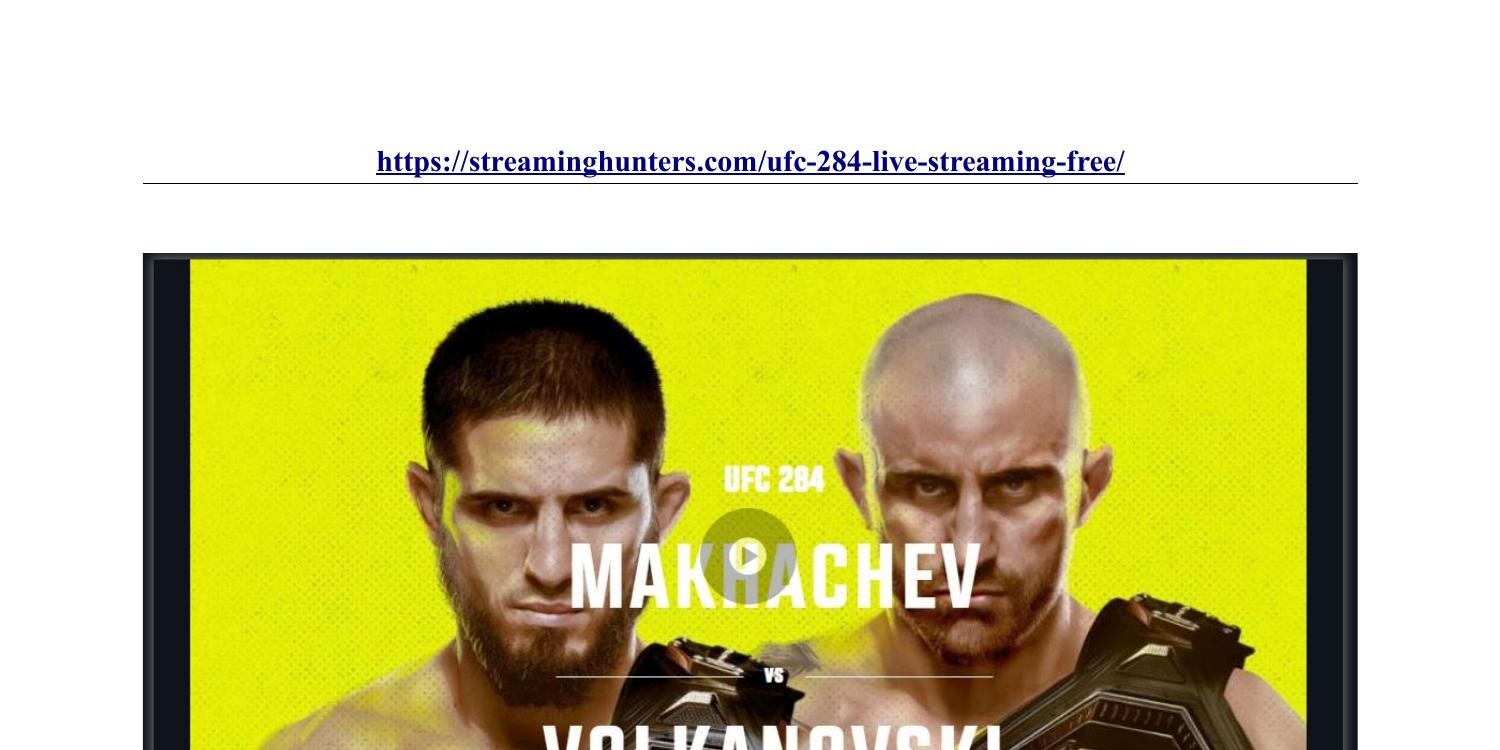 UFC 284 Stream