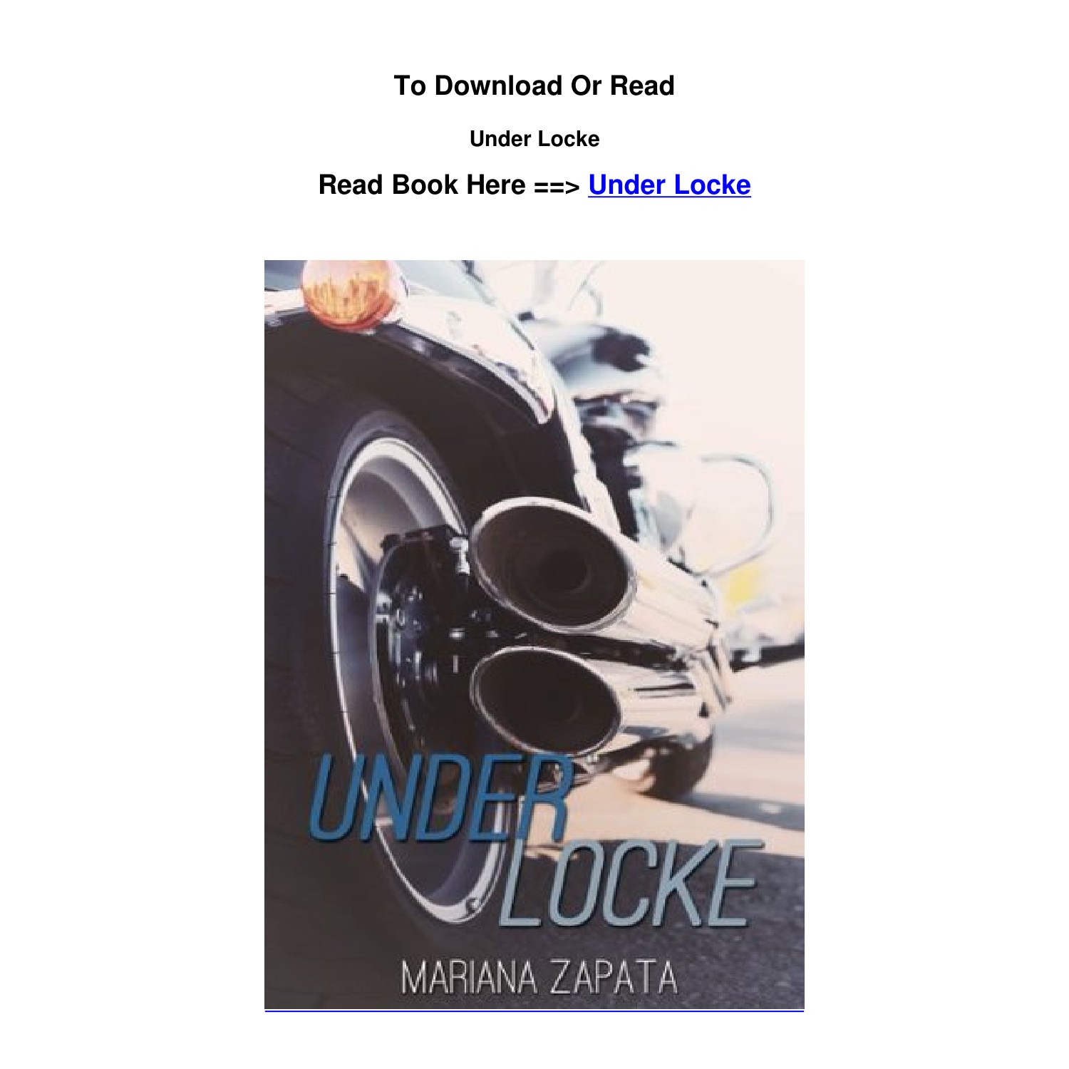 EPub DOWNLOAD Under Locke BY Mariana Zapata.pdf DocDroid