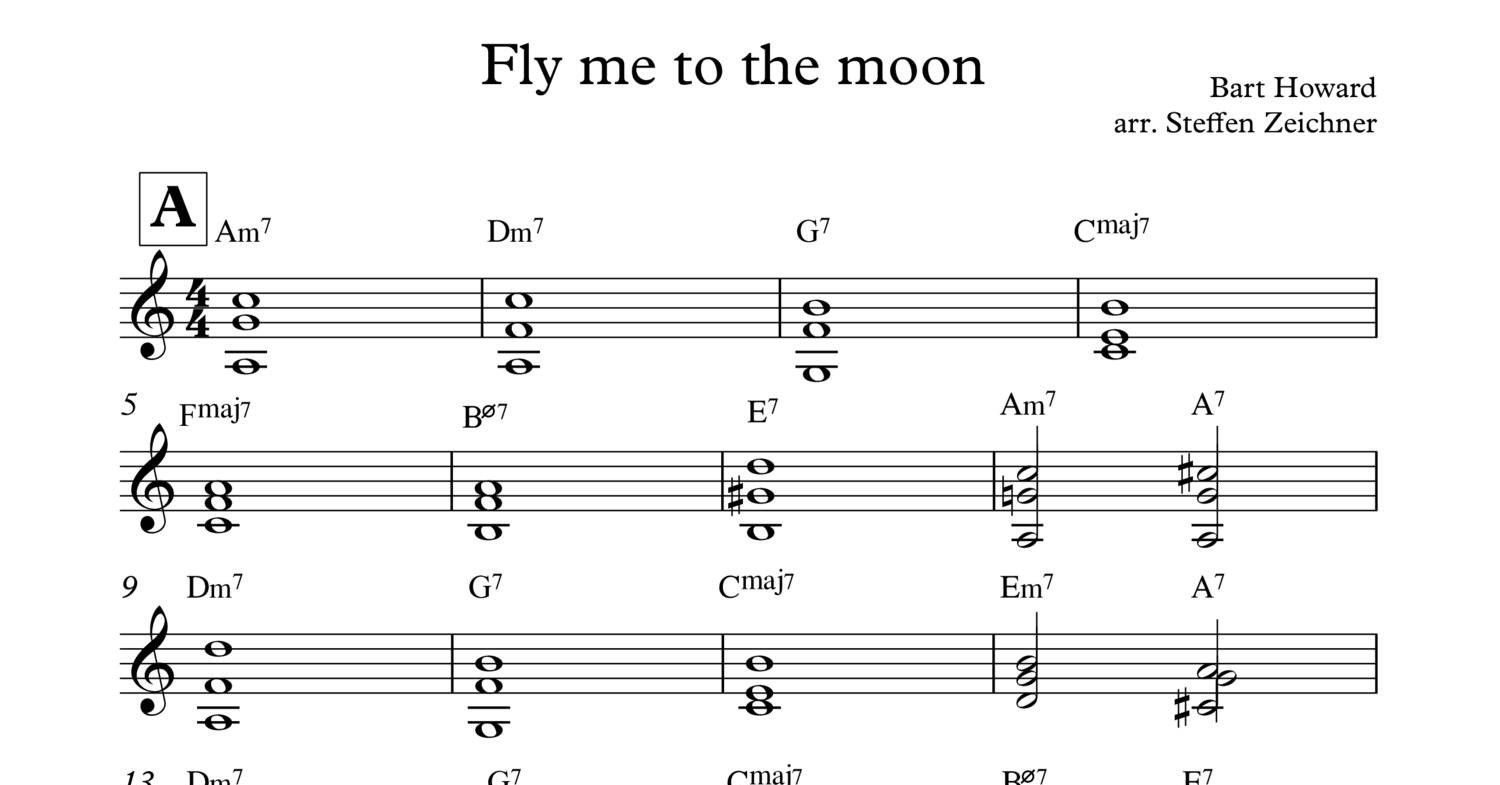 Fly me to the moon Violin