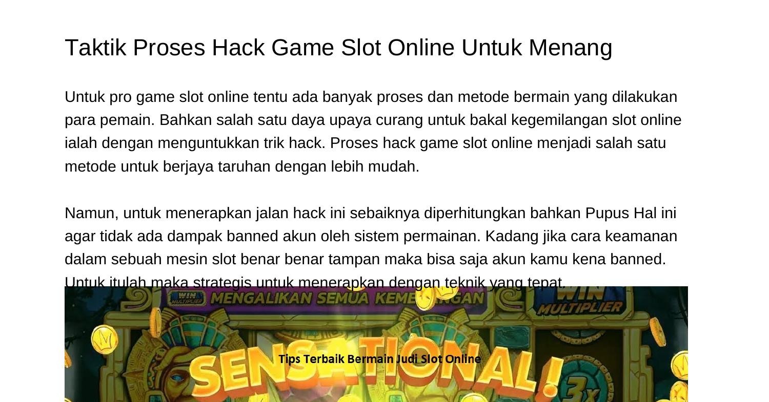 Trik Metode Hack Game Slot Online Untuk Menangjpwhb.pdf.pdf DocDroid