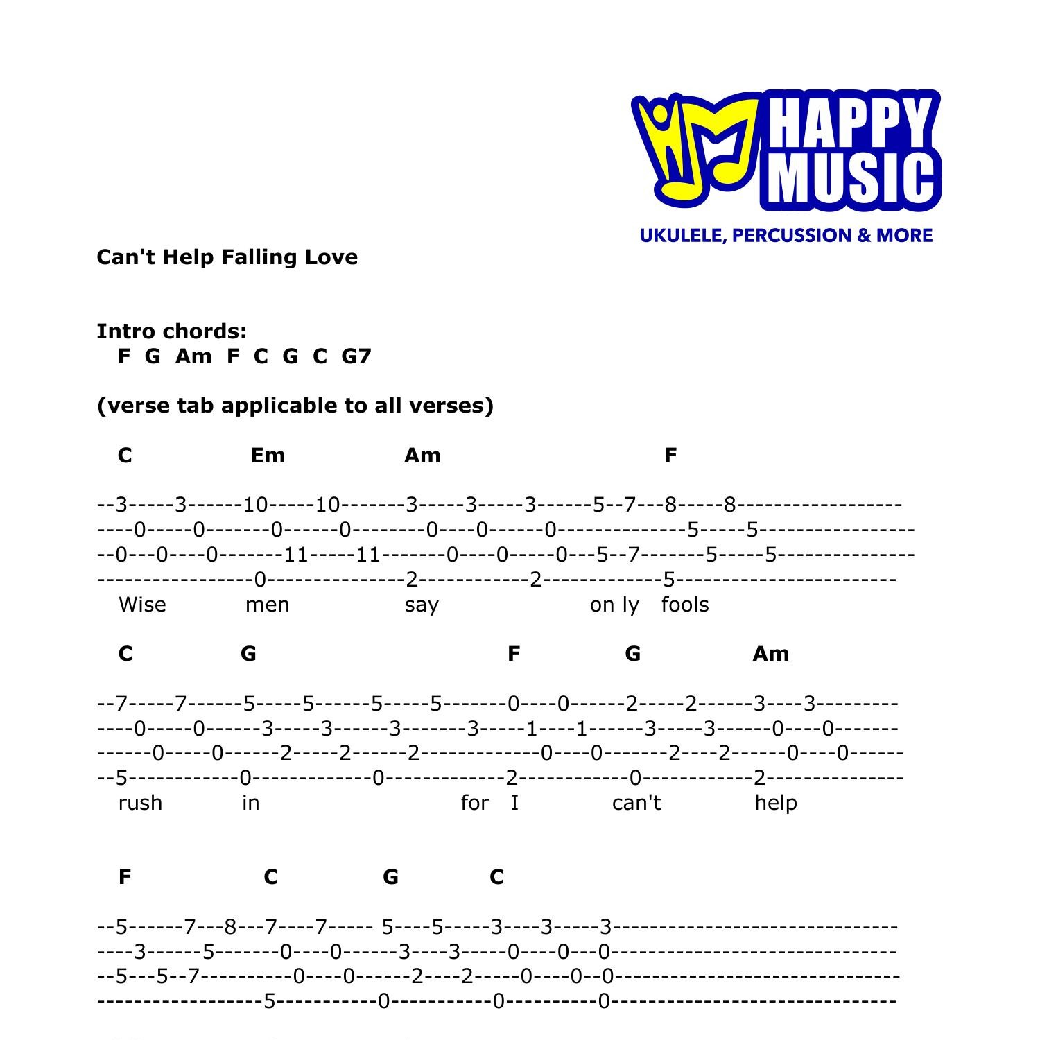 cant help falling in love tab.pdf DocDroid