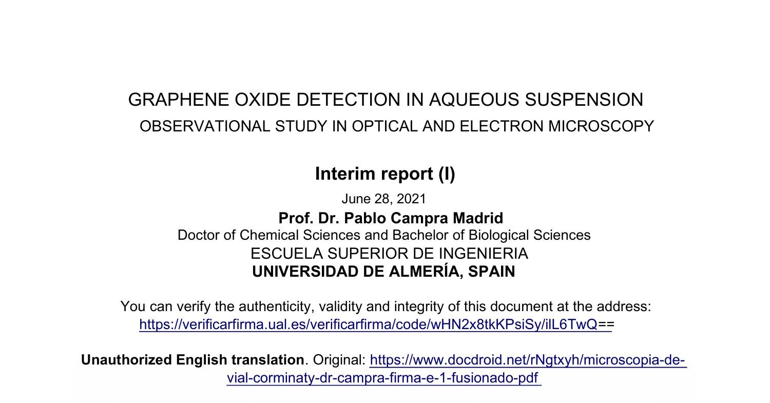 OFFICIAL INTERIM REPORT IN ENGLISH UNIVERSITY OF ALMERIA pdf DocDroid