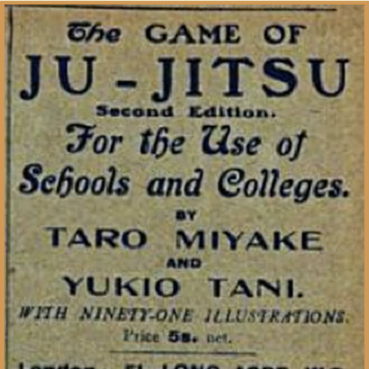 The Game of Ju-jitsu 1906年初版 the-game-of-jujitsu-yukio-tani